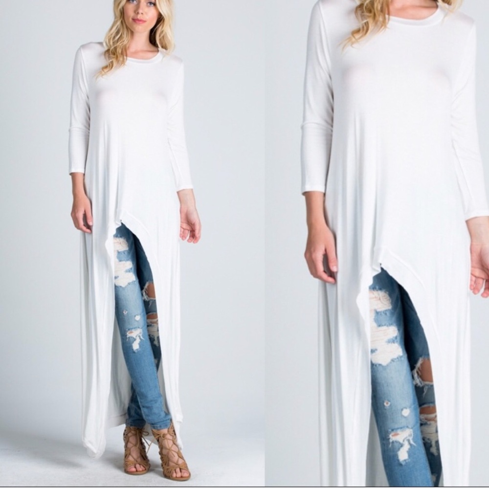 Gorgeous maxi hi low top